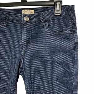 Earl Jean polka Dot Capri Jeans Size 4